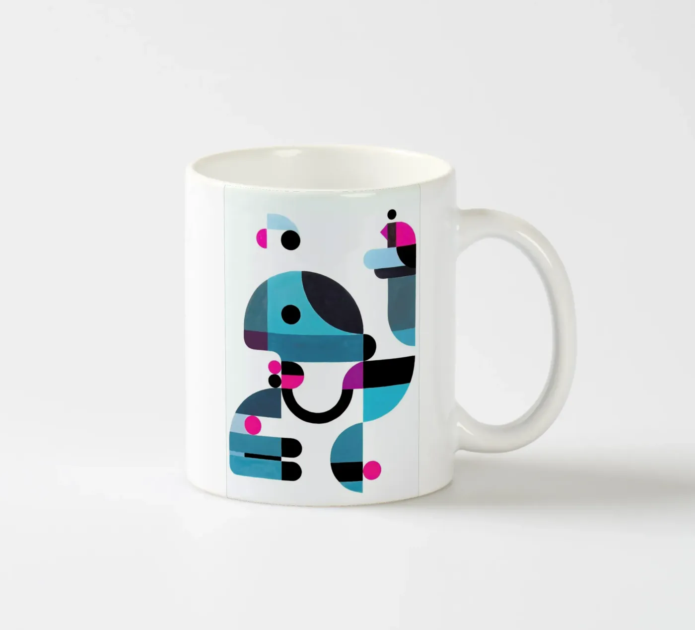 Birdkeeper ceramic mug by Antony Squizzato