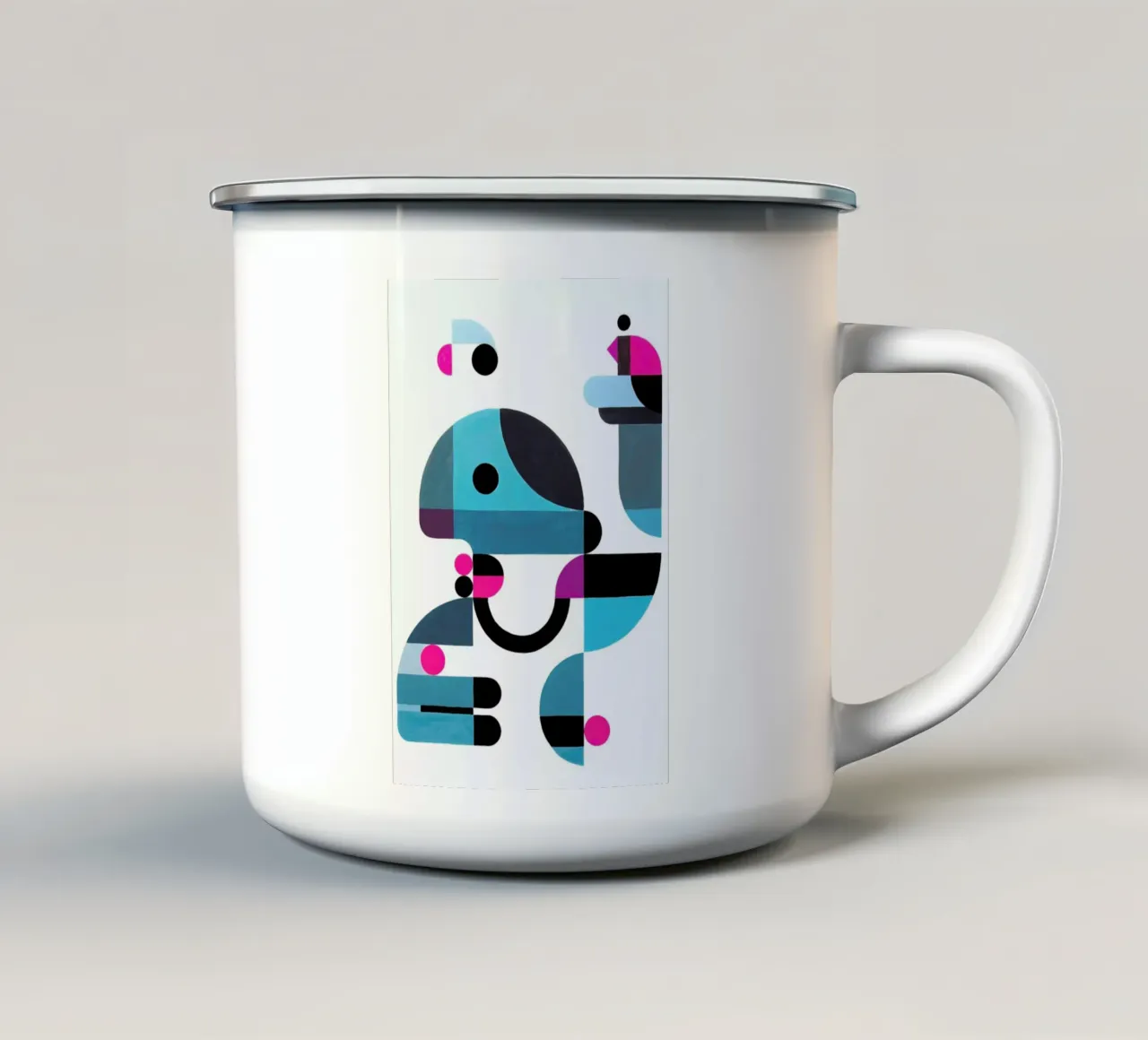 Birdkeeper tazza in smalto da Antony Squizzato