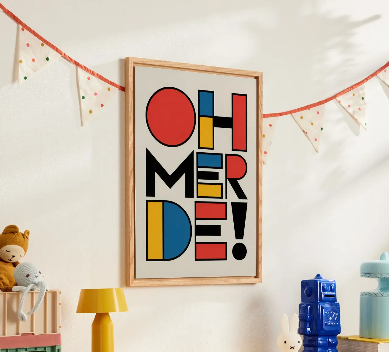 OH MERDE plexiglass da Words by Niki