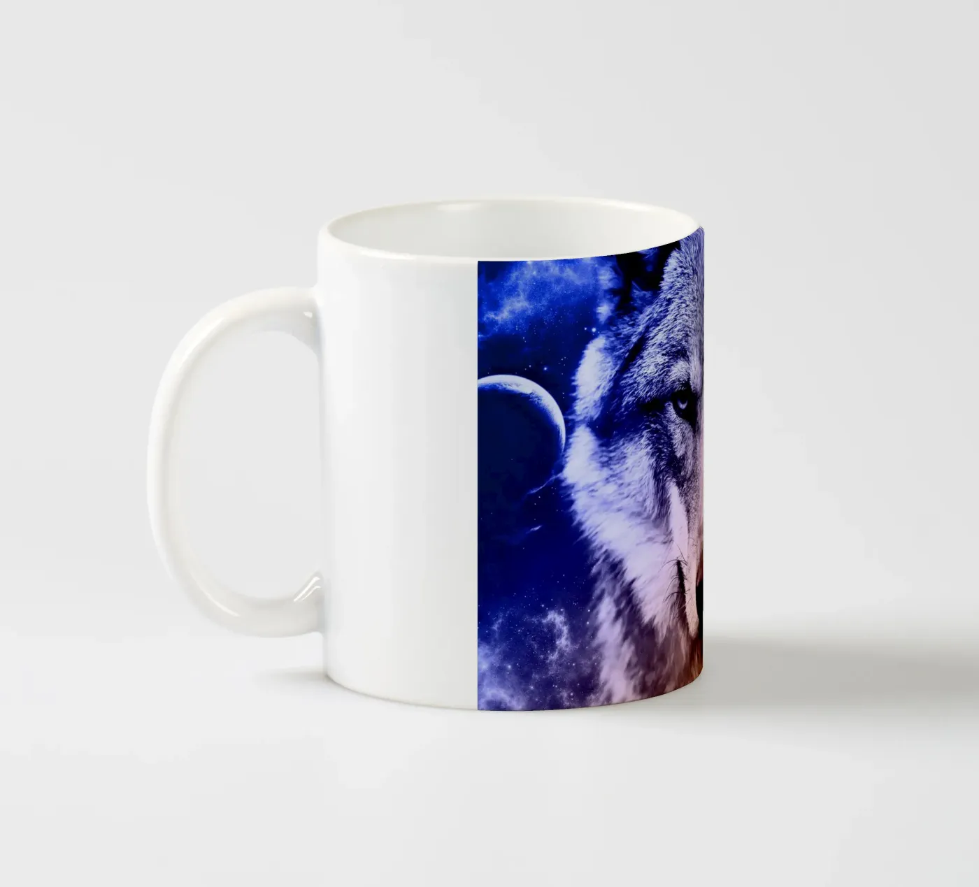 Wolf Galaxy tazza in ceramica da Mateo
