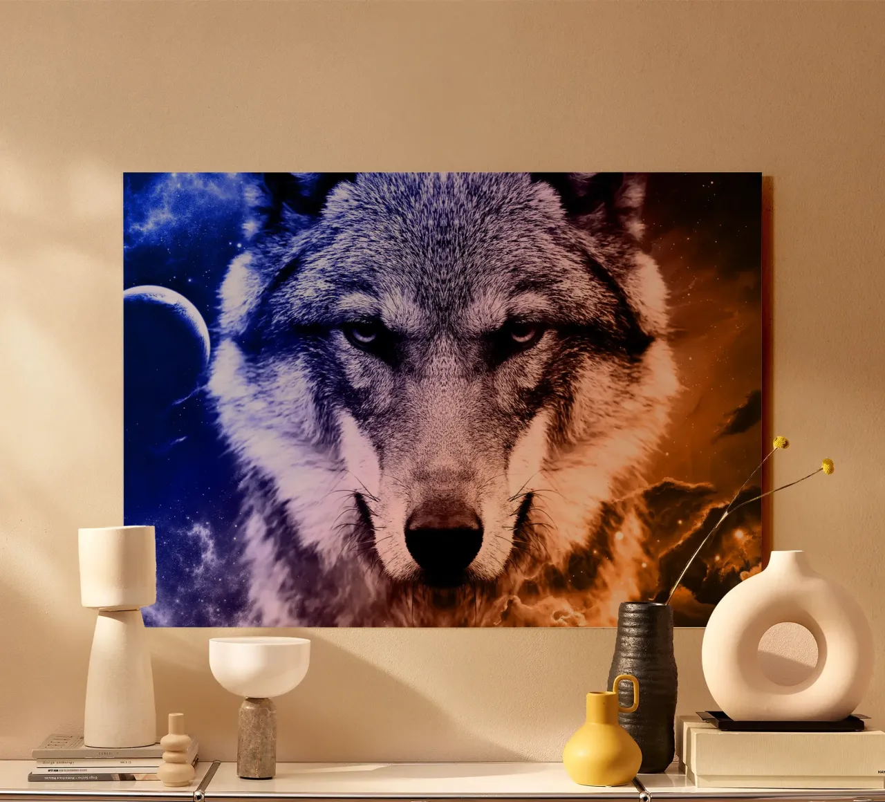 Wolf Galaxy plexiglass da Mateo