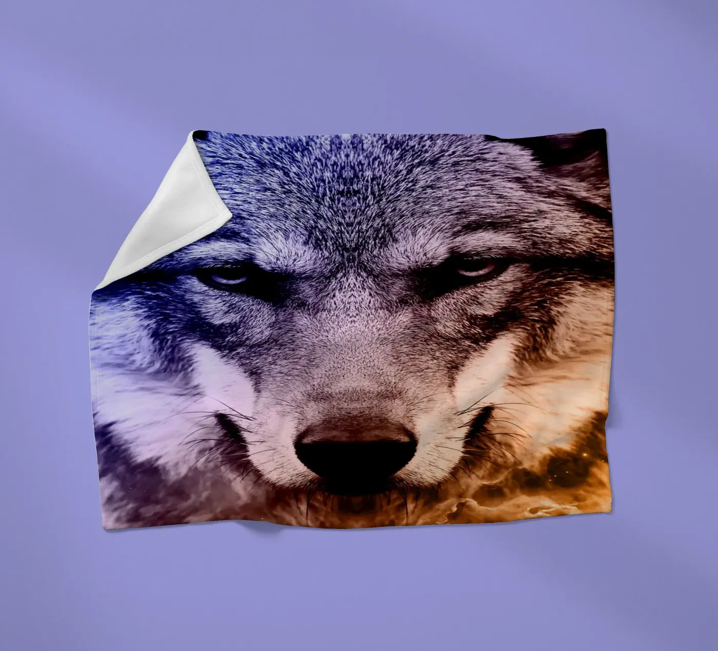 Wolf Galaxy fleecedeken van Mateo