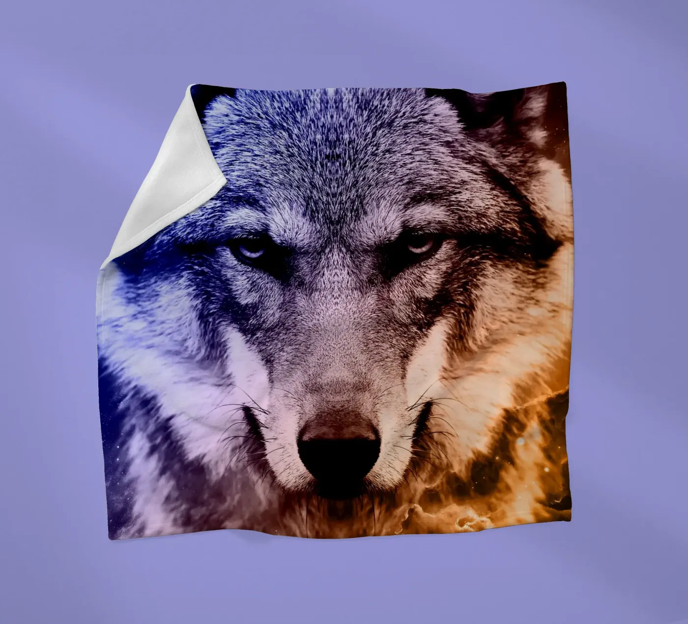 Wolf Galaxy fleecedeken van Mateo