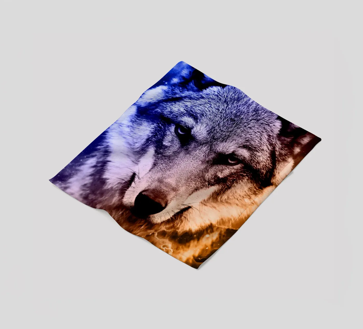 Wolf Galaxy fleecedeken van Mateo