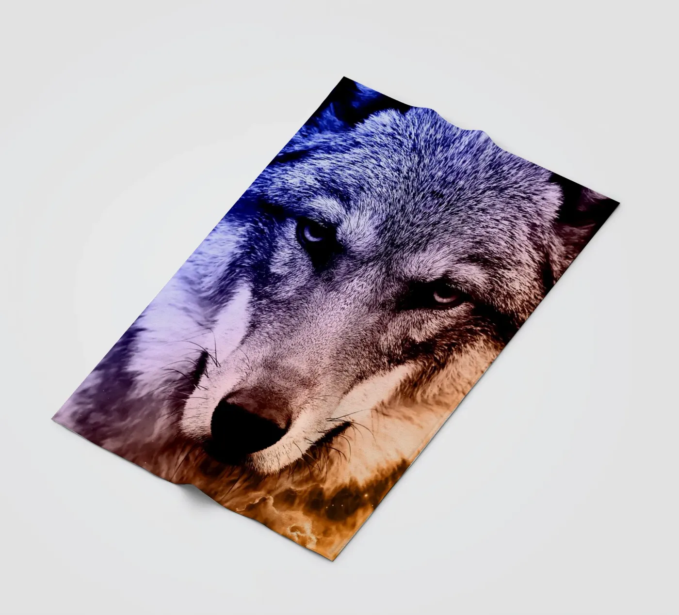 Wolf Galaxy fleecedeken van Mateo