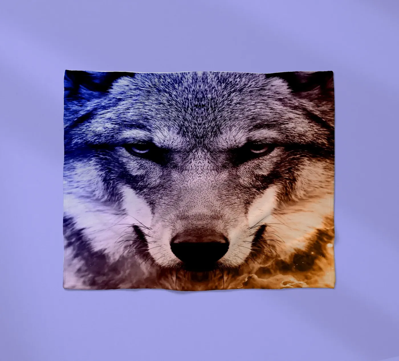 Wolf Galaxy fleecedeken van Mateo