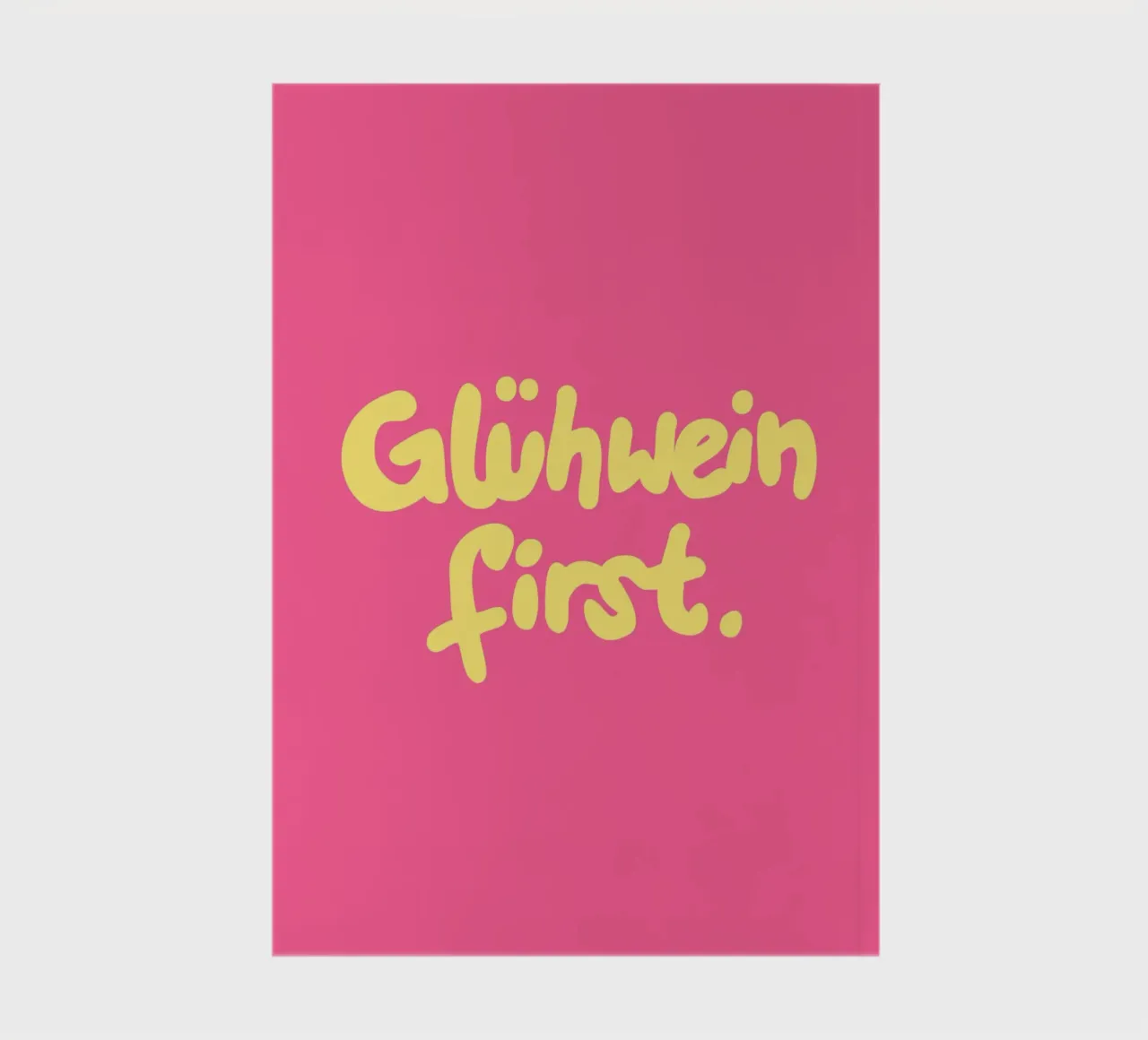 Glühwein First notebook by Studio Memb