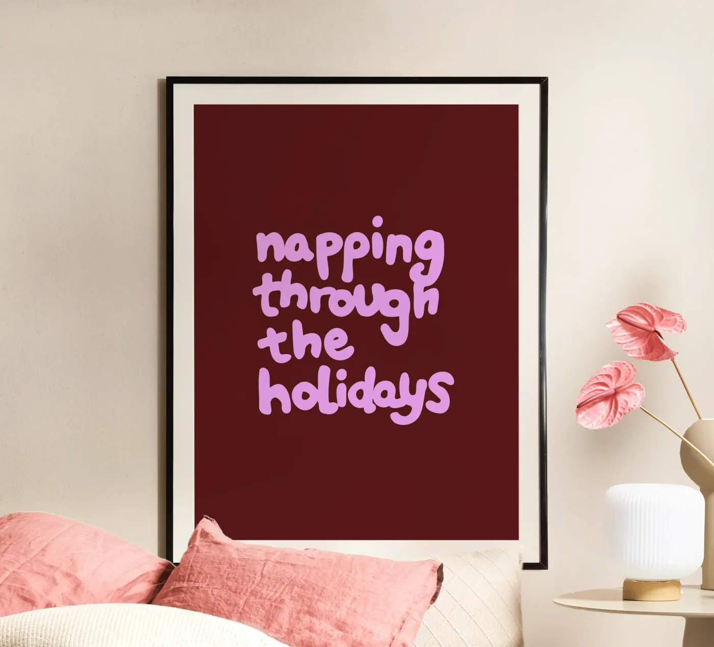 Napping through the holidays poster da Studio Memb
