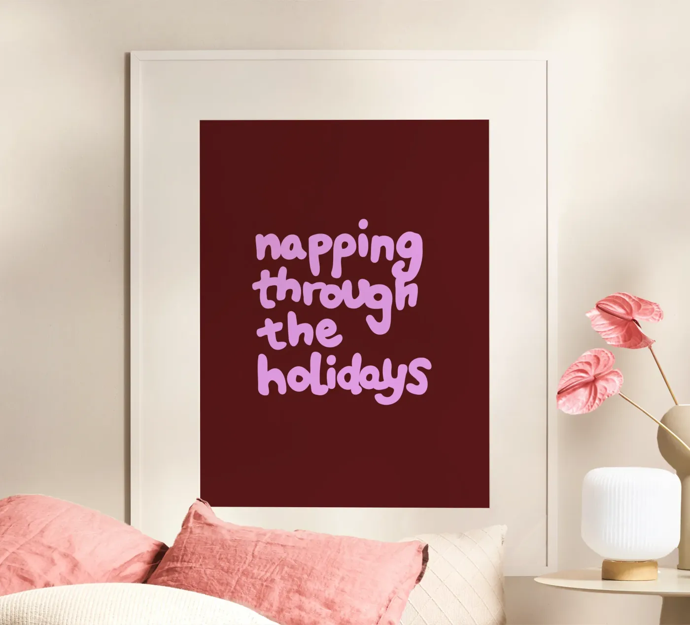 Napping through the holidays poster da Studio Memb