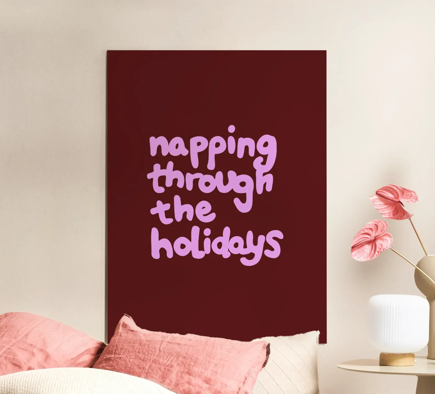 Napping through the holidays poster da Studio Memb
