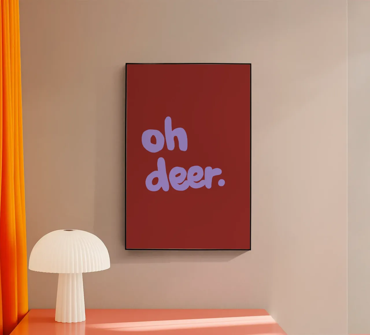 Oh Deer plexiglass da Studio Memb