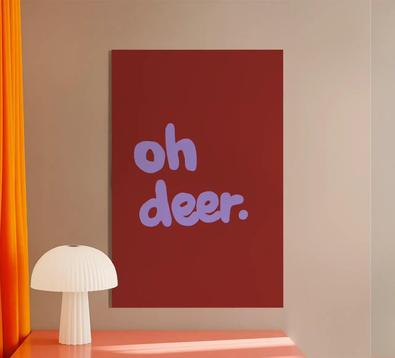 Oh Deer plexiglass da Studio Memb
