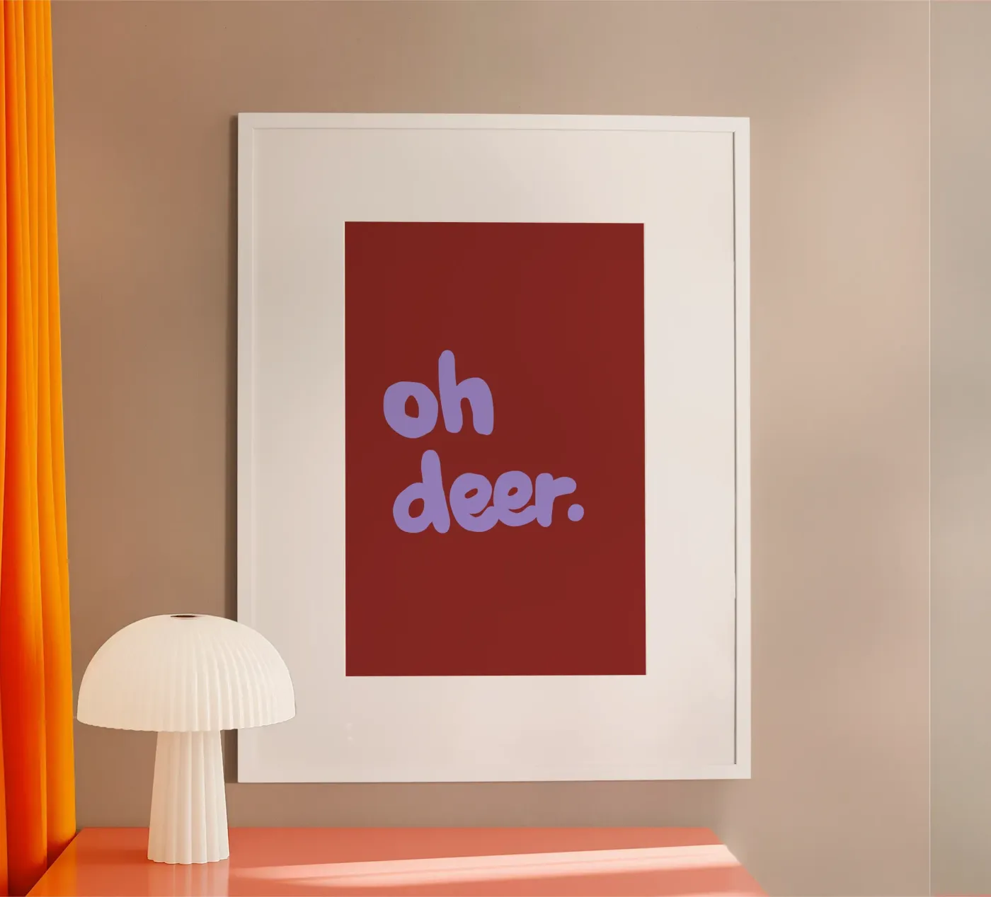 Oh Deer poster da Studio Memb