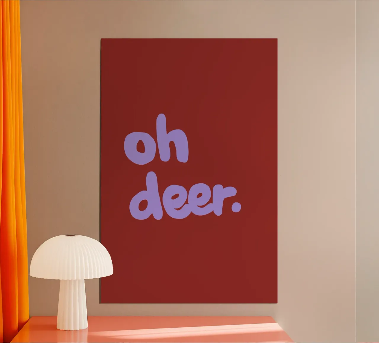 Oh Deer poster da Studio Memb