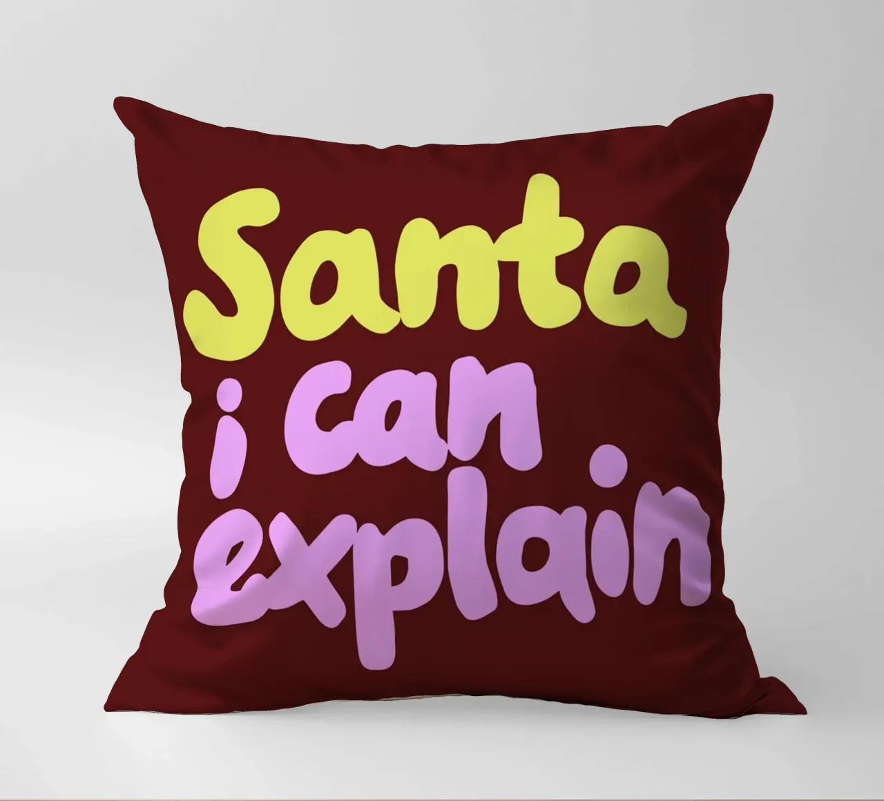 Santa I can explain cuscino da Studio Memb