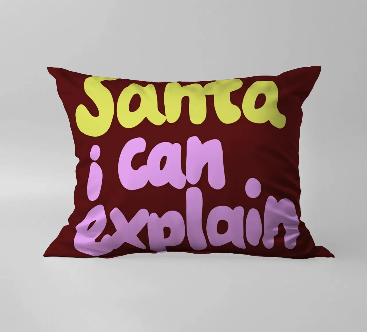 Santa I can explain cuscino da Studio Memb