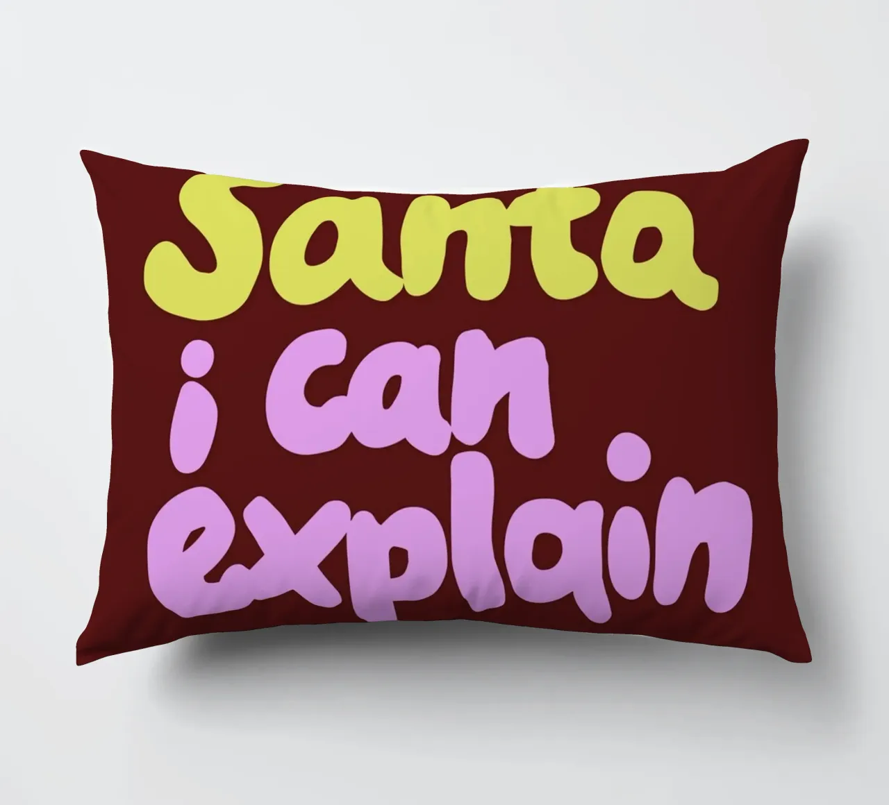 Santa I can explain cuscino da Studio Memb