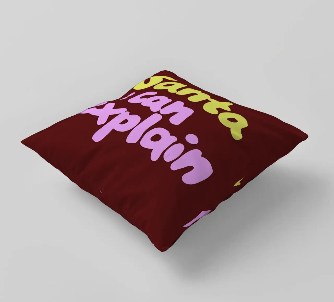 Santa I can explain cuscino da Studio Memb