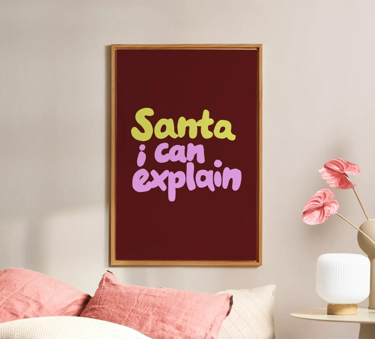 Santa I can explain alluminio dibond da Studio Memb