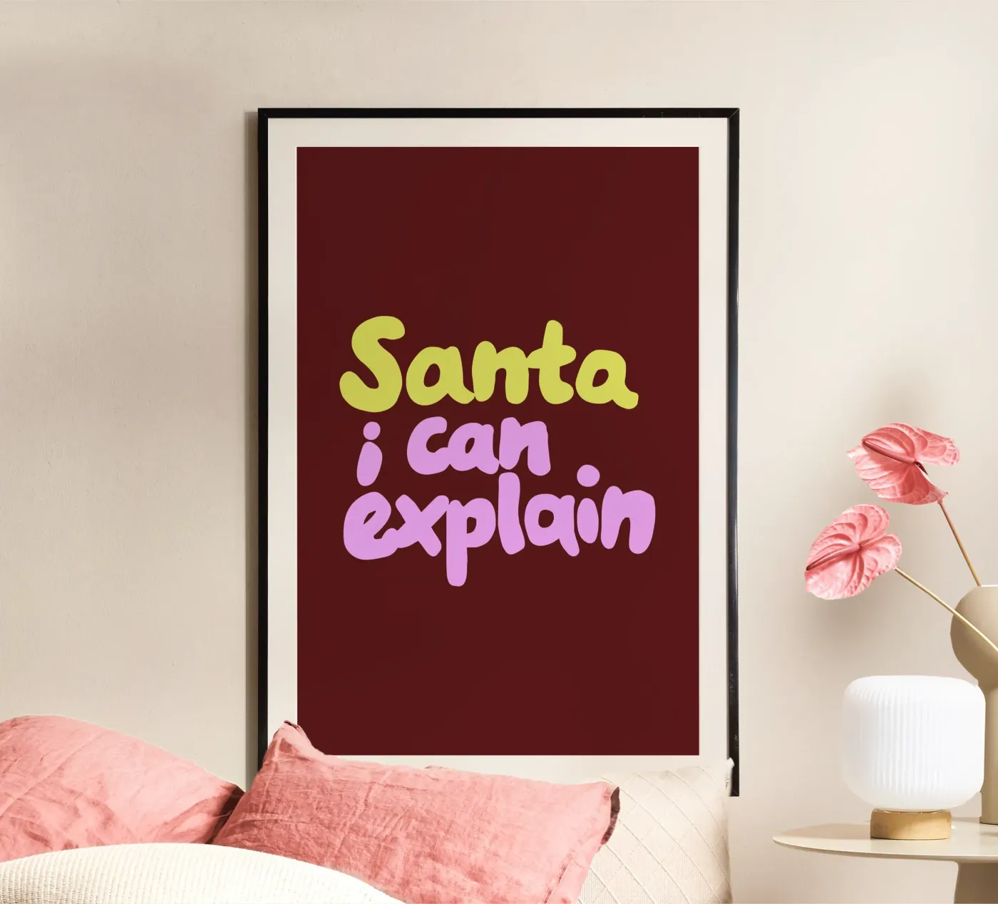 Santa I can explain poster da Studio Memb