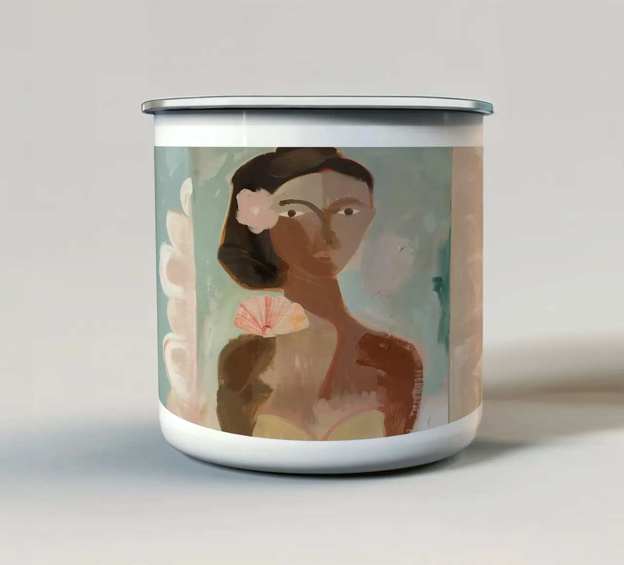 Island Muse tazza in smalto da BALIKA HOMES ART
