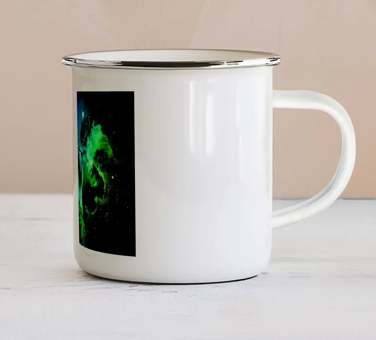 Cat Galaxy tazza in smalto da Mateo