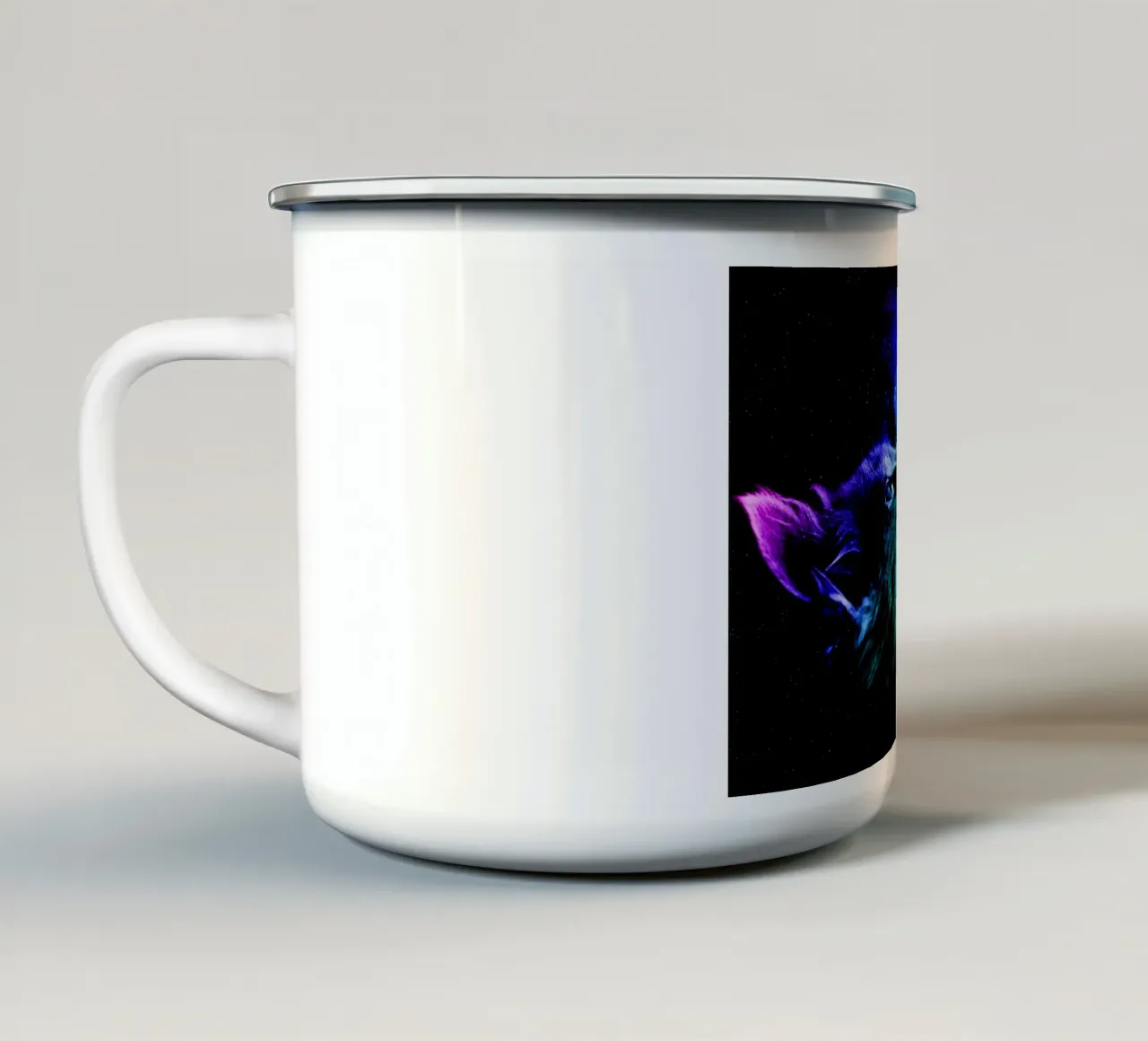 Cat Galaxy tazza in smalto da Mateo