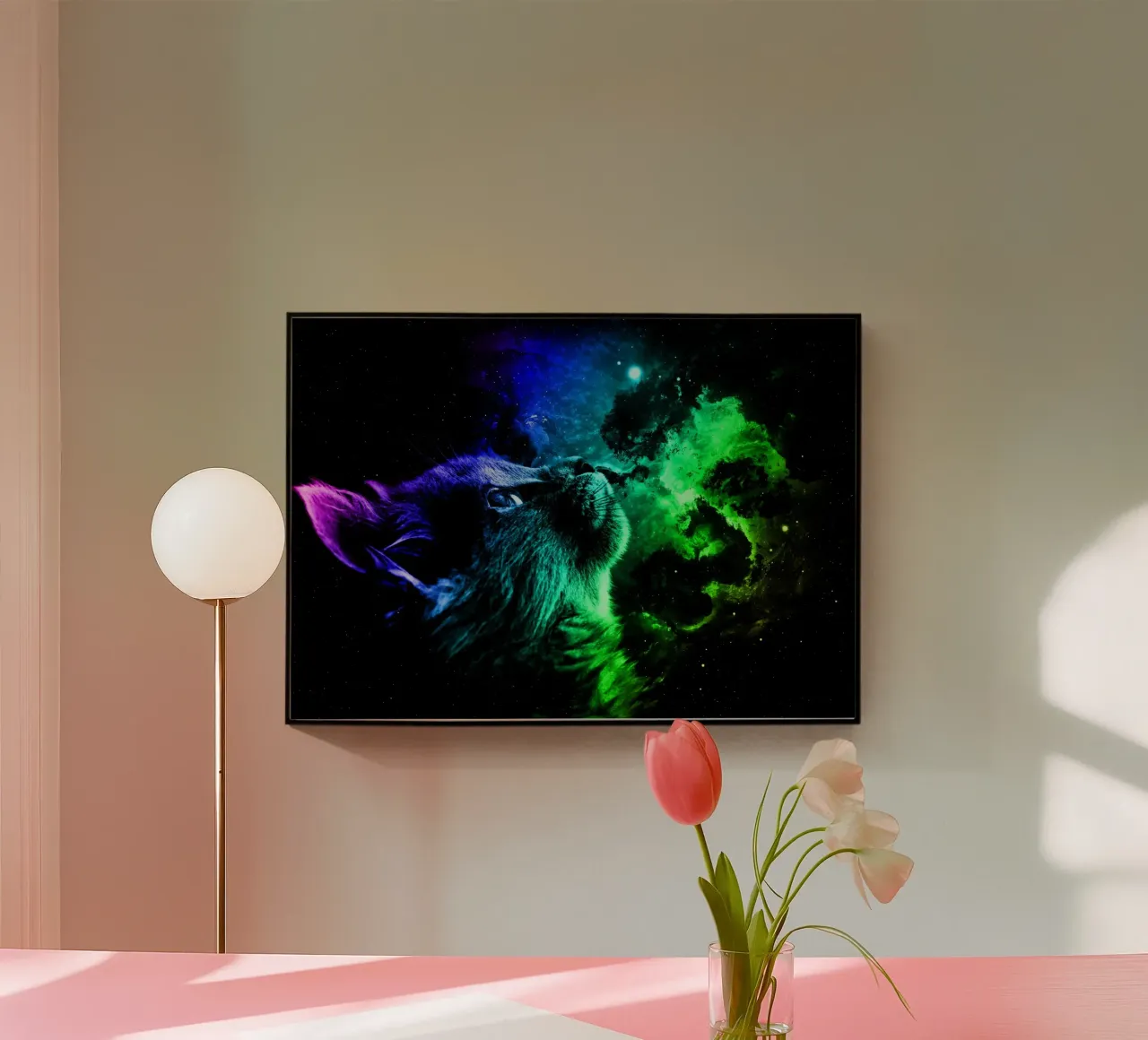 Cat Galaxy plexiglass da Mateo