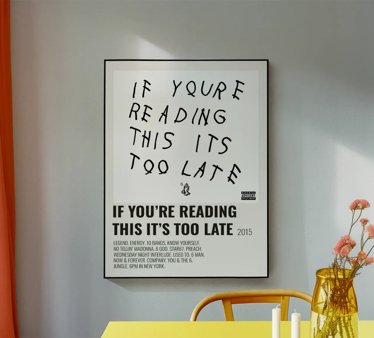 Drake If You're Reading This It's Too Late Acryl-Glas von Roronoa7