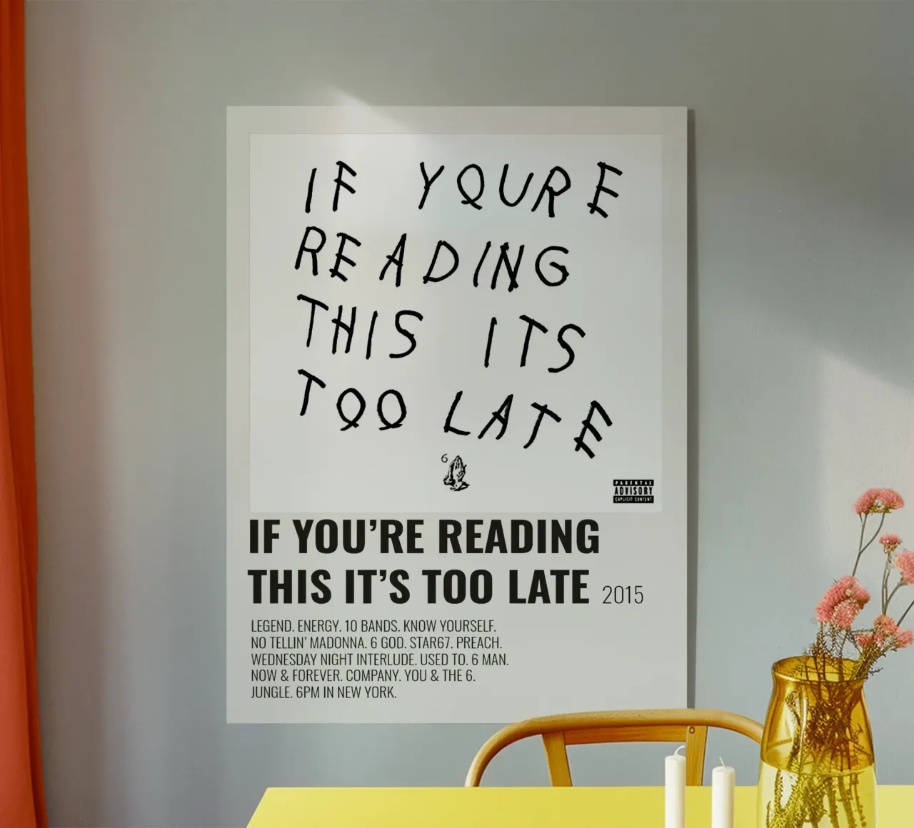 Drake If You're Reading This It's Too Late Acryl-Glas von Roronoa7
