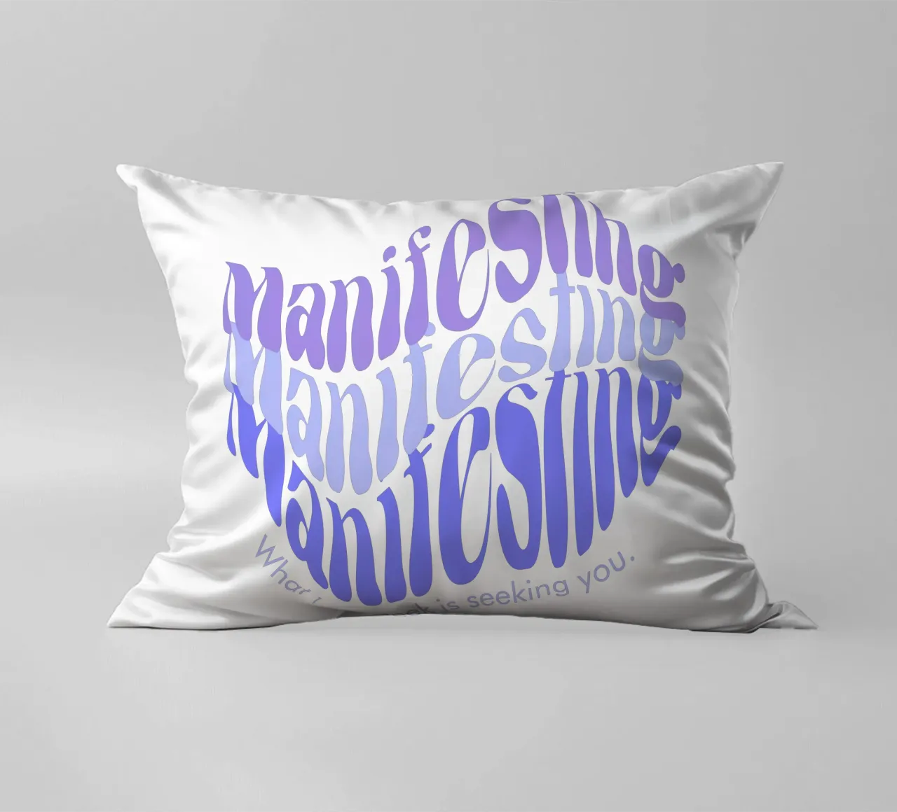 Manifesting cuscino da milsgan