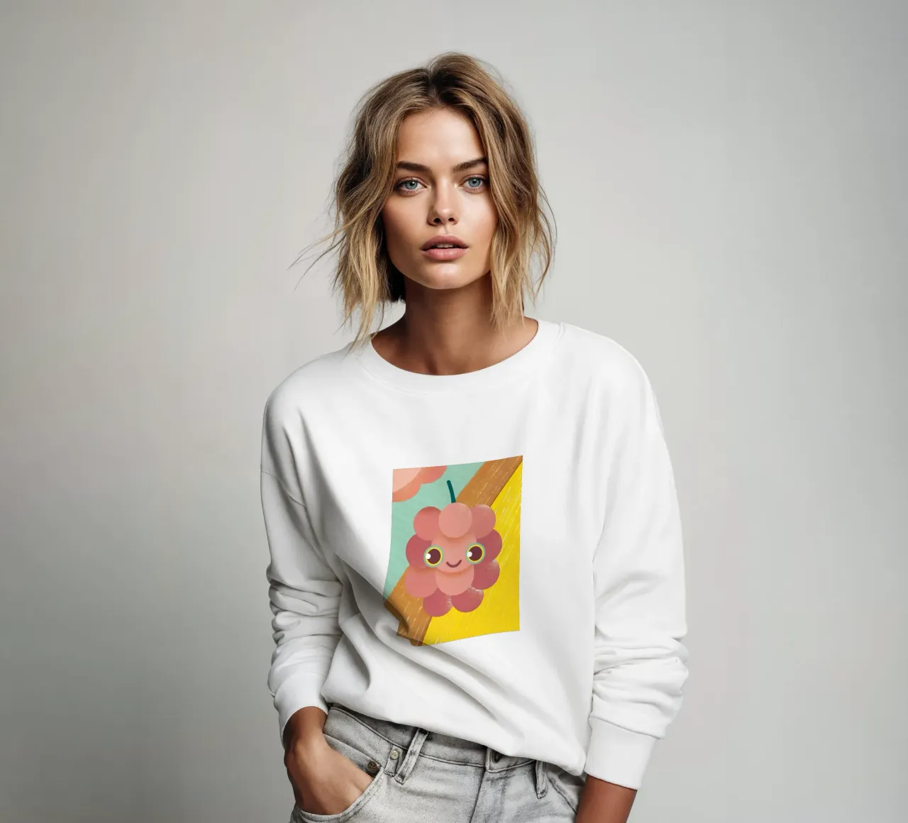 Cute Grape Sweatshirt von LOYAL SHOP