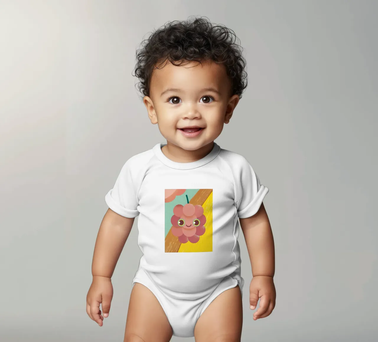 Uva carina body neonato maniche corte da LOYAL SHOP