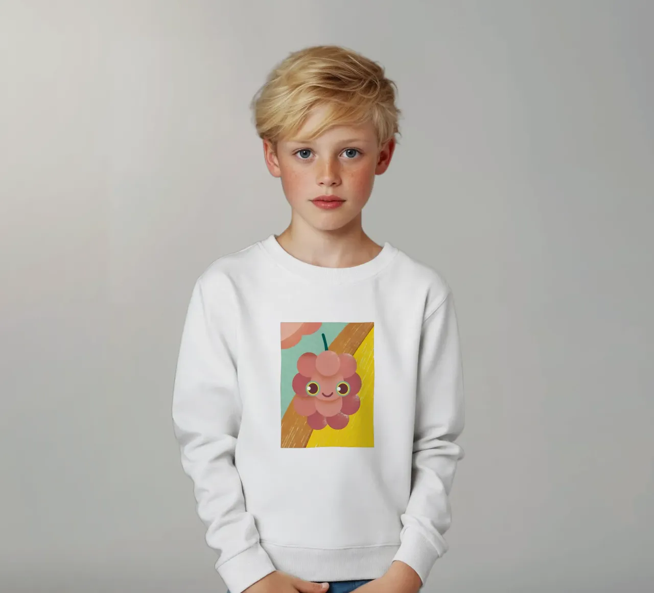 Uva carina felpa bambino da LOYAL SHOP