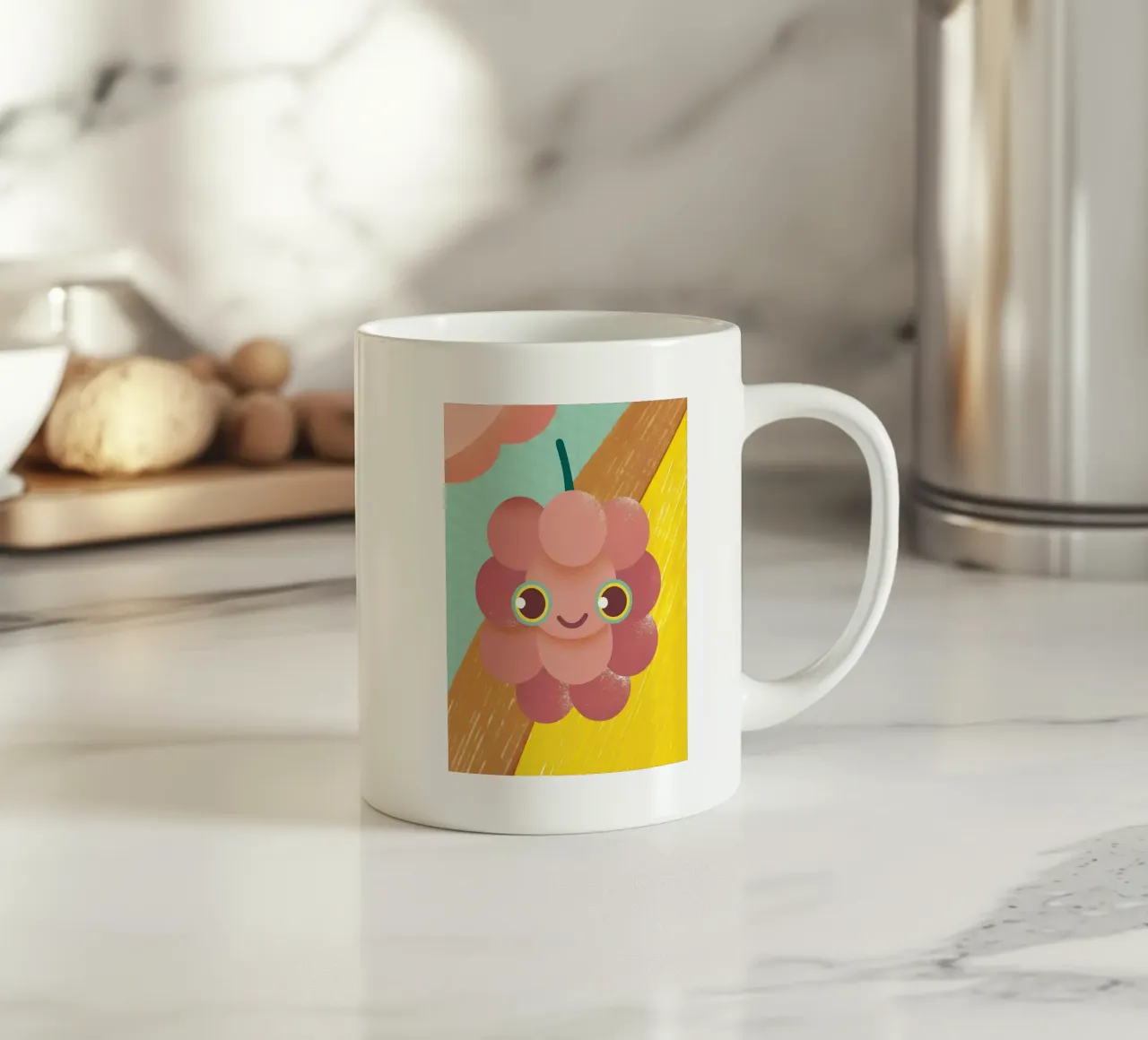 Uva carina tazza in ceramica da LOYAL SHOP