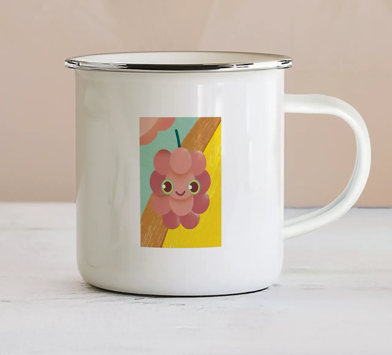 Uva carina tazza in smalto da LOYAL SHOP
