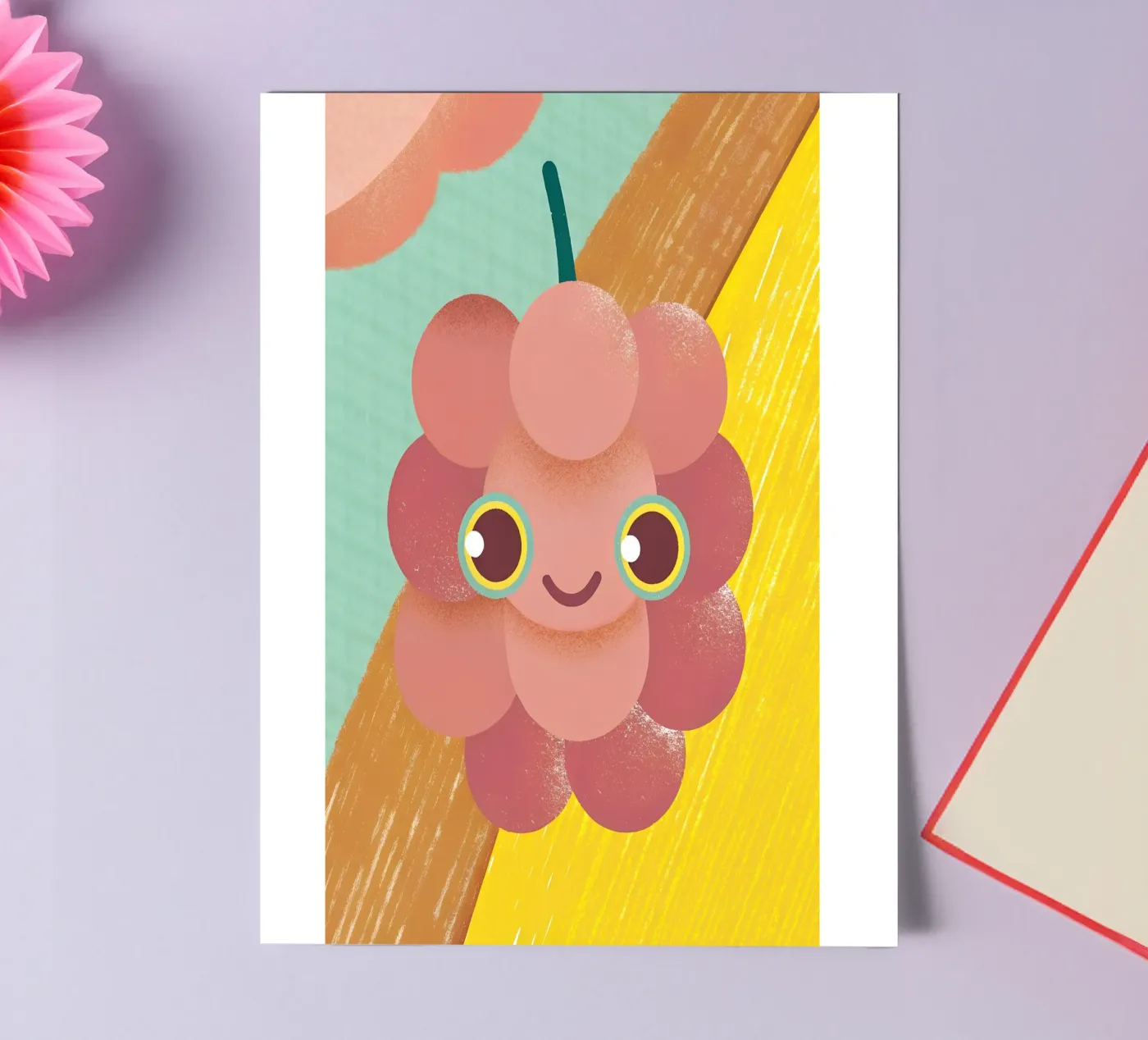 Cute Grape sticker sheet by LOYAL SHOP