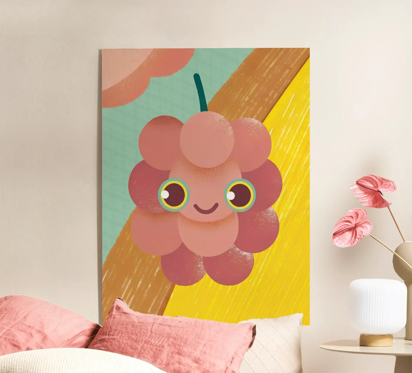 Cute Grape plexiglas de LOYAL SHOP