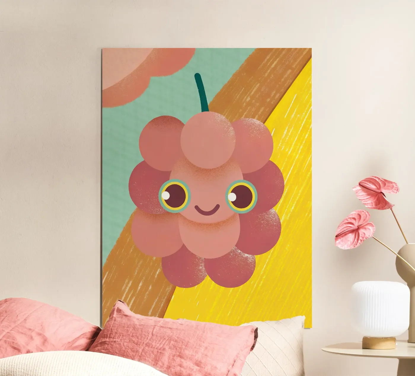 Cute Grape Poster von LOYAL SHOP