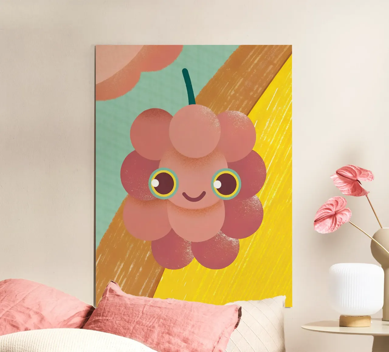 Cute Grape poster by LOYAL SHOP