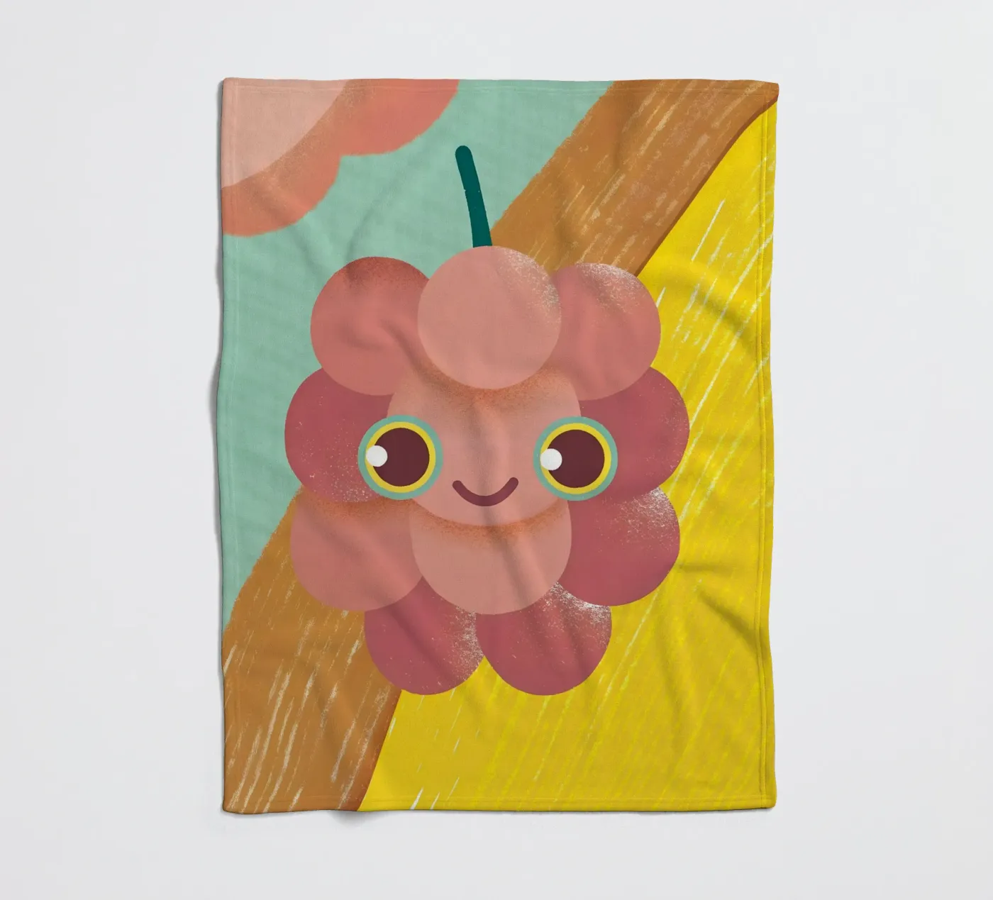 Cute Grape Fleecedecke von LOYAL SHOP