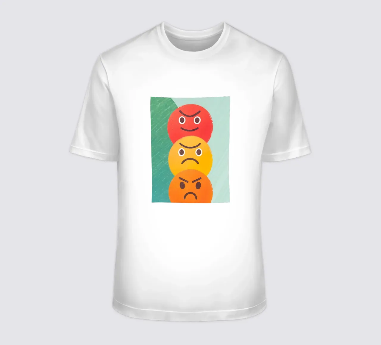 Espressione del viso arrabbiato t-shirt da LOYAL SHOP
