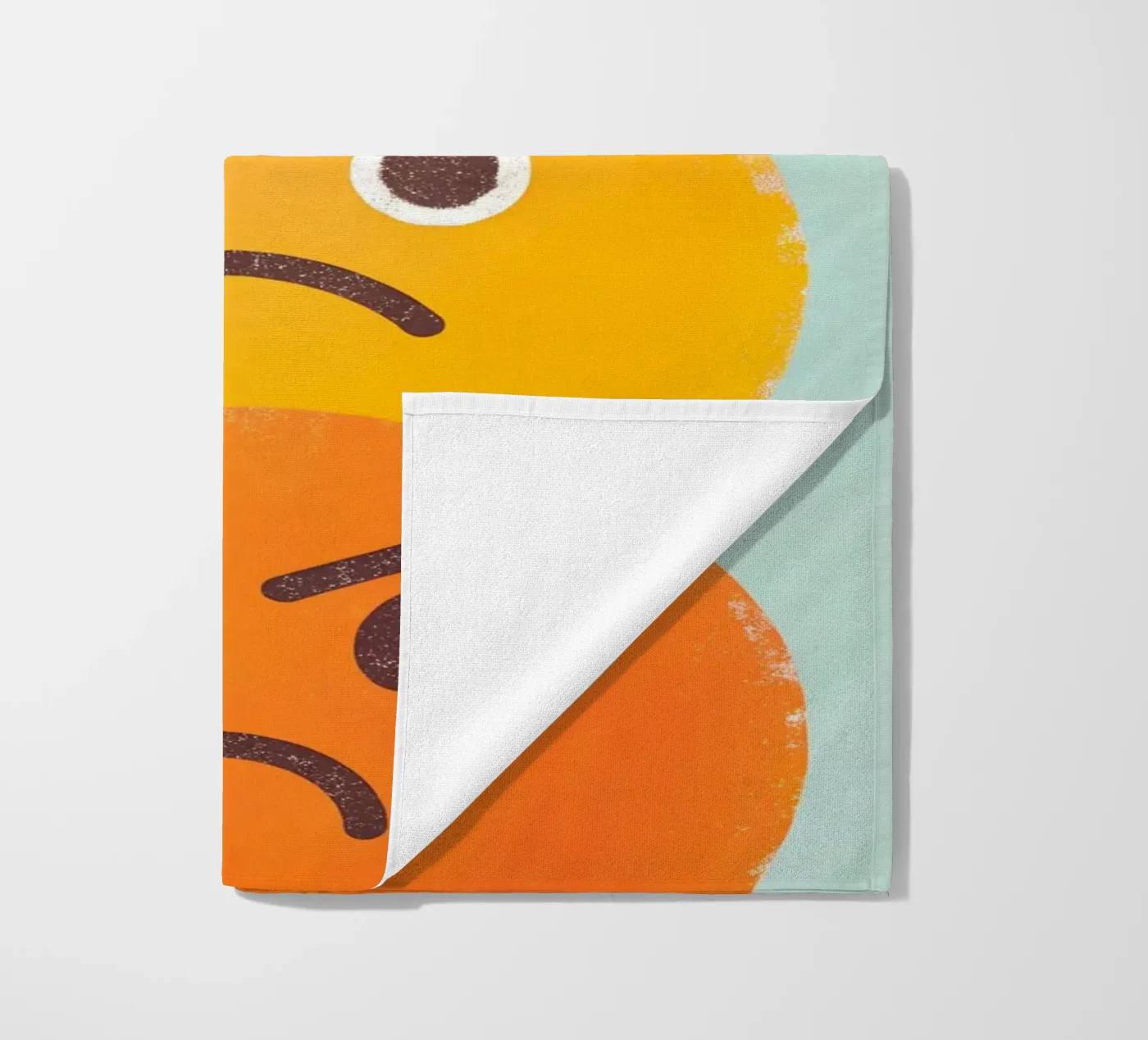 Espressione del viso arrabbiato telo mare da LOYAL SHOP