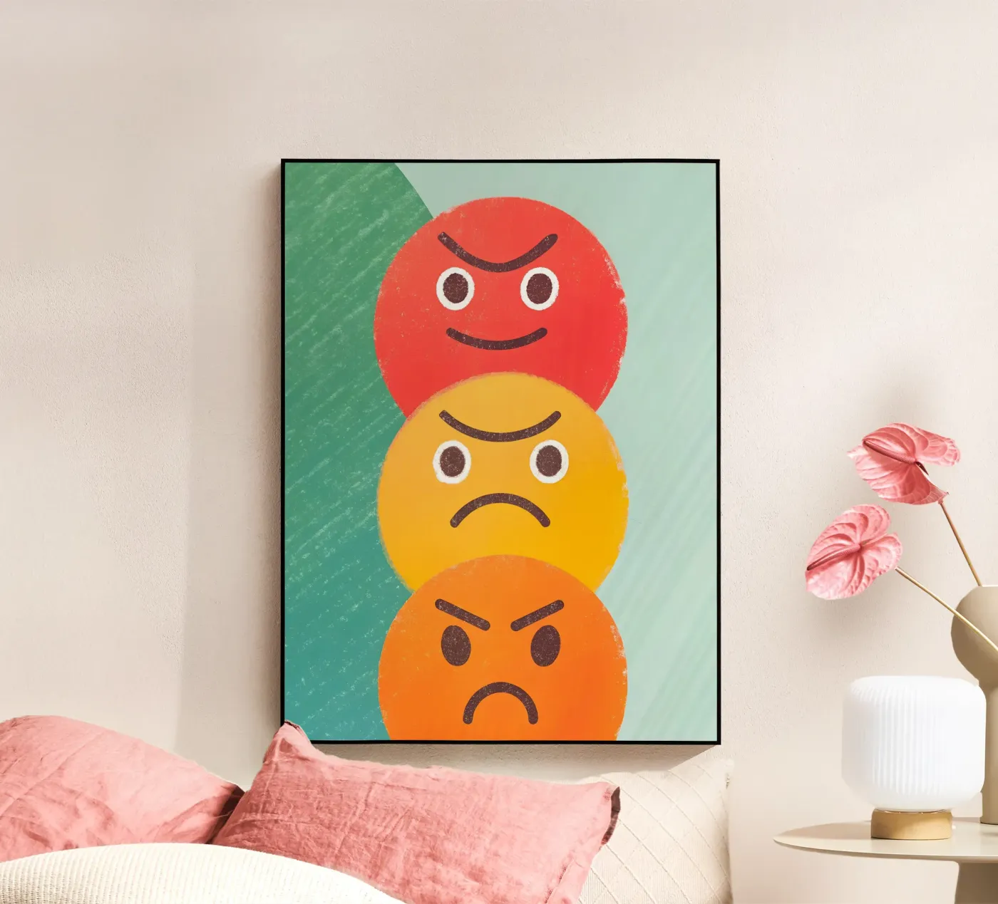 Angry Face Expression plexiglass da LOYAL SHOP