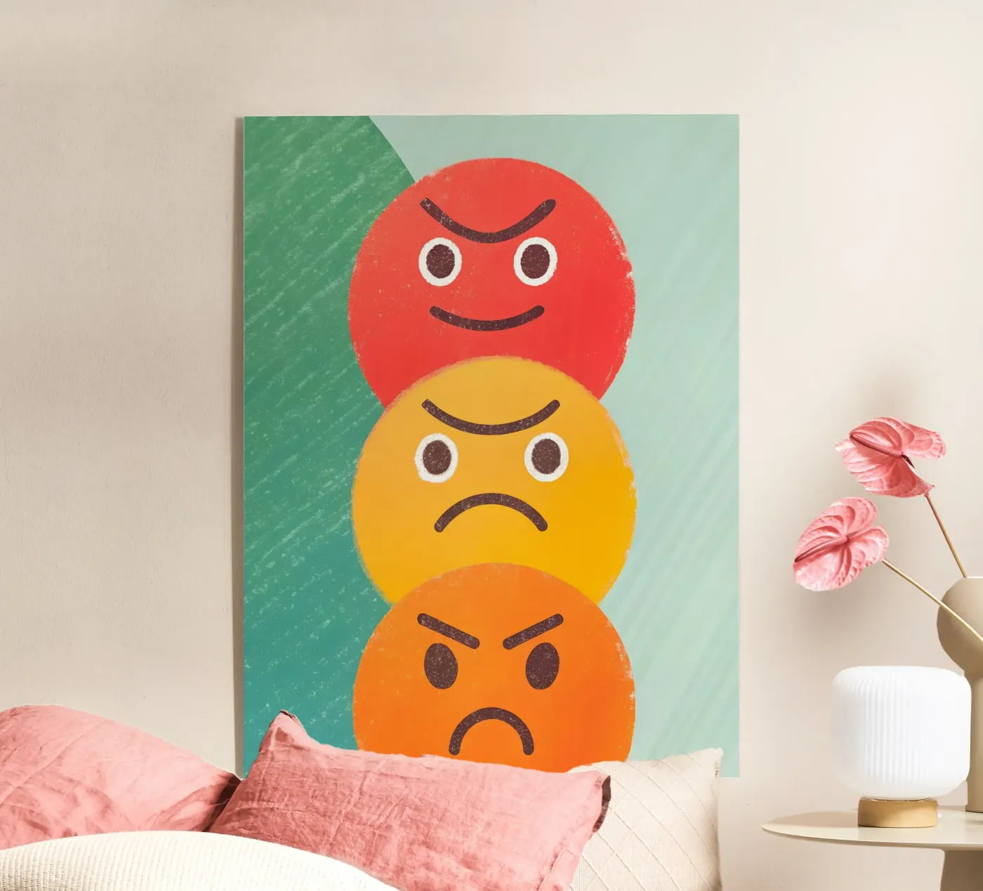 Angry Face Expression plexiglass da LOYAL SHOP