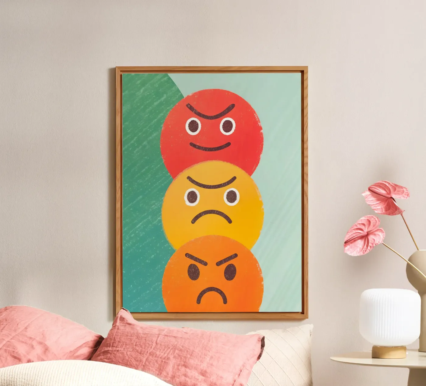 Espressione del viso arrabbiato pannello forex da LOYAL SHOP