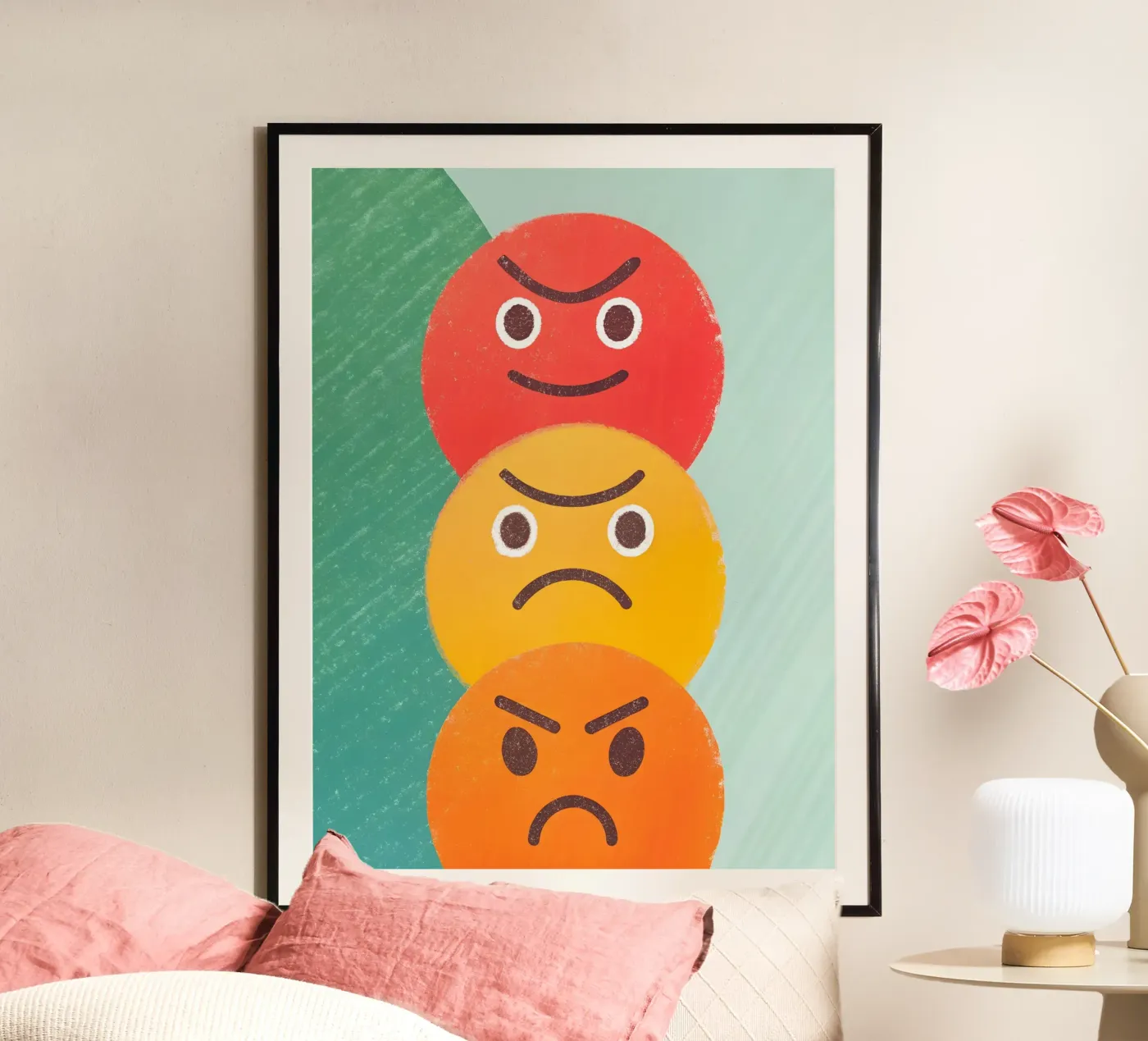 Angry Face Expression poster da LOYAL SHOP