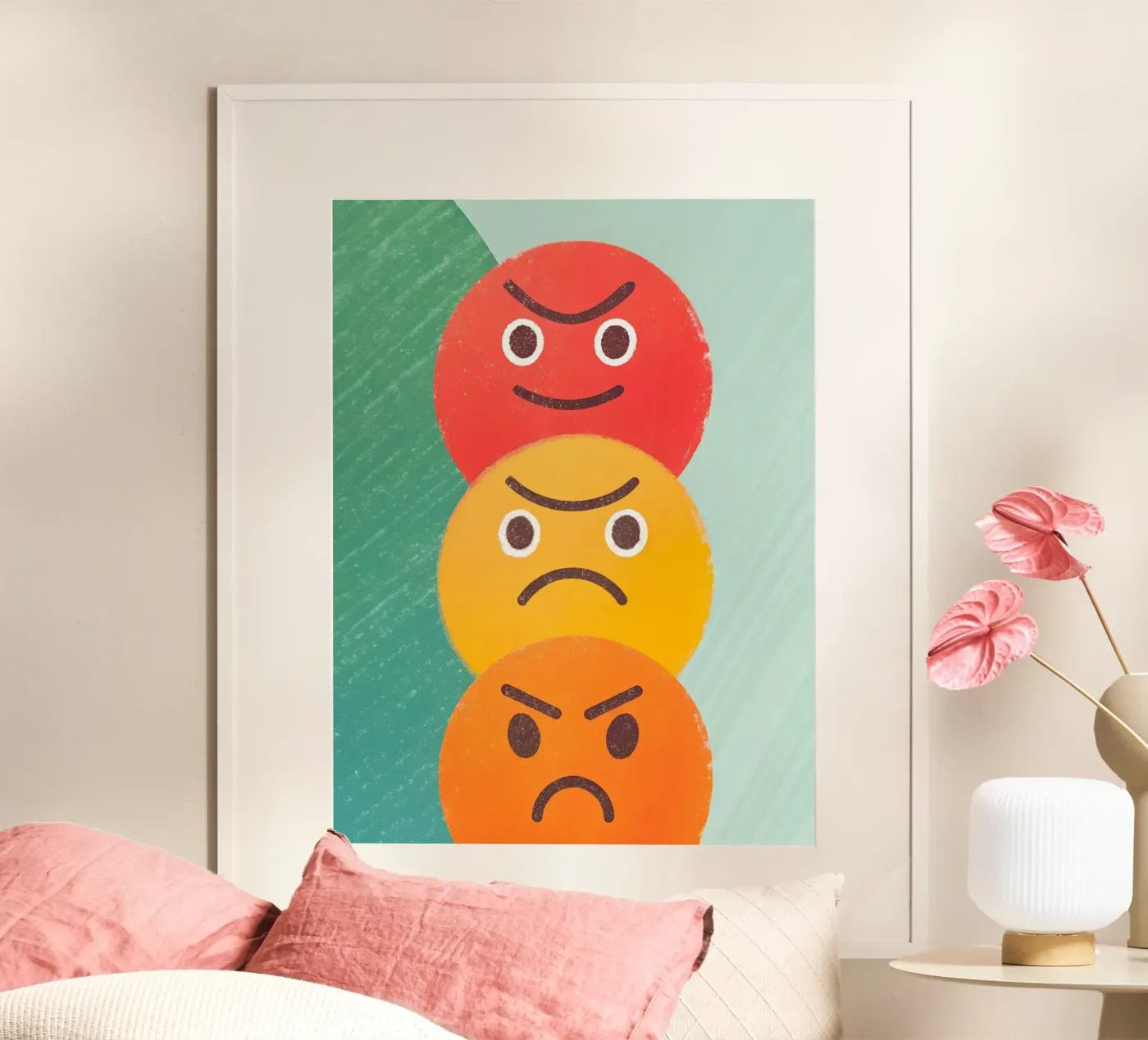 Angry Face Expression poster da LOYAL SHOP