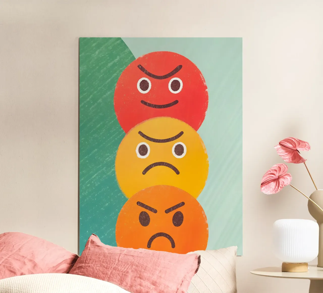 Angry Face Expression poster by LOYAL SHOP