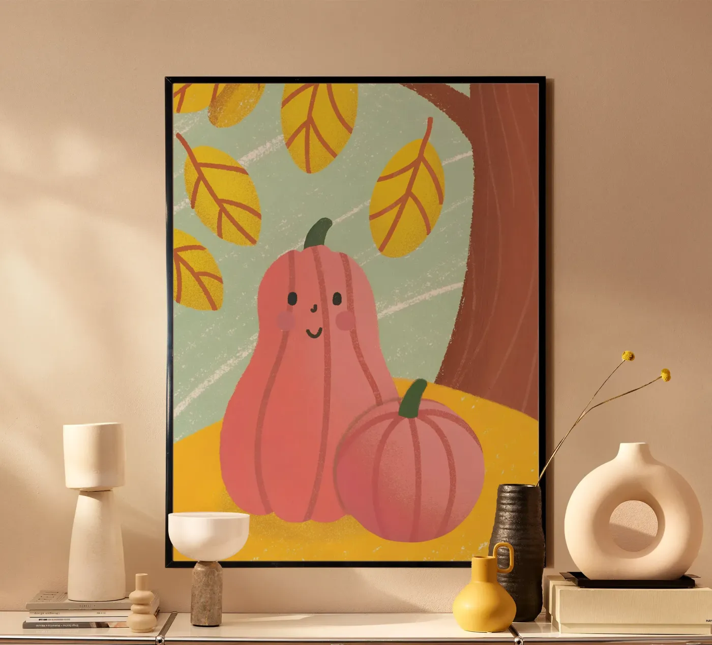 Cute Pumpkin poster by LOYAL SHOP